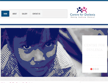 Tablet Screenshot of centrefordyslexia.com